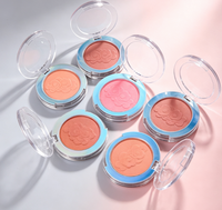 Palette de maquillage pour le visage de haute qualité, blush, illuminateur, contour, bronzer, personnalisable, vegan, poudre de blush
