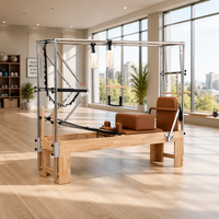 Machine de Pilates Cadillac multifonctionnelle en bois pour l'exercice corporel et l'utilisation en studio de Pilates, avec des bienfaits pour la santé