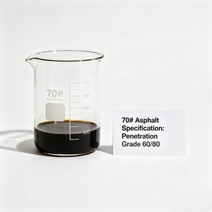 High Purity 70# Penetration Grade Petroleum <b>Bitumen</b> Asphalt Cement, Hot Mix Pavement Material for Highway, Airport Runway - Product Image 2
