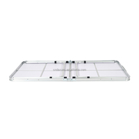 Oeytree Mesa Moderna de Aluminio con Patas Plegables de Metal Personalizadas, Venta Al por Mayor, Mesa Plegable Rectangular para Eventos al Aire Libre