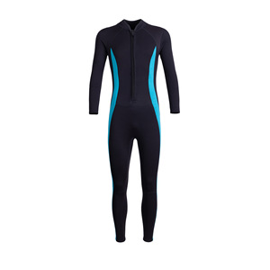 Nuevo traje de <span class=keywords><strong>neopreno</strong></span> de una pieza de 3 mm con apertura frontal y manga larga para surf, snorkel y buceo, resistente al frío y térmico, unisex para adultos. - Product Image 2