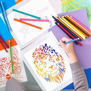 Pochoirs de peinture animalière personnalisés découpés au laser pour la peinture en aérosol fabrication de pochoirs d'artisanat adhésifs en plastique réutilisables - Product Image 6