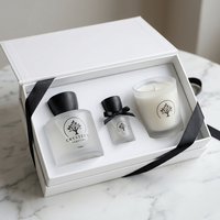 Flacon pulvérisateur en verre dépoli cylindrique vide personnalisé 30ml 50ml 100ml avec bouchons en bois pour parfums et diffuseurs à bâtonnets – Écologique