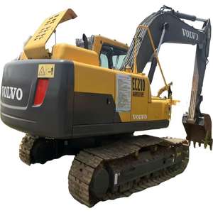 Excavatrice Volvo EC210 d'occasion avec cylindre à bras de flèche longue Garantie de 1 an sur le roulement de la boîte de vitesses du moteur à vendre - Product Image 1