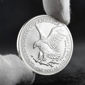 Offre Spéciale : Pièce Commémorative en Métal Plaqué Or, Motif Aigle Statue de la Liberté, Pièce de Défi, Souvenir pour Collection et Cadeau, Vente en Gros - Product Image 5