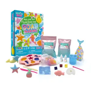 DIY Jouet Éducatif Artisanat Science Jouets Cadeaux d'Anniversaire pour Filles et Garçons de 8 à 12 Ans Fille DIY Kit de Fabrication de Savon pour Enfants