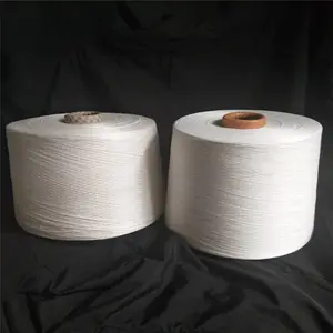 100% Polyester Yarn For Weaving Ring Spun Yarn Thread