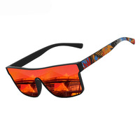 Lunettes de soleil oversize tendance, style bouclier, protection UV400, pour le sport, avec branches personnalisables