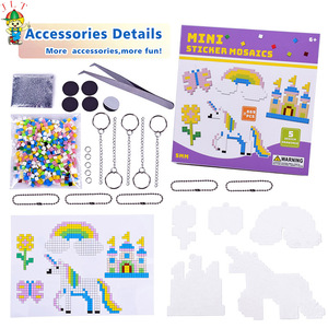 High Quality Kid Plastic Diy <b>Mosaic</b> Early Learning Toy Games Children's <b>Mosaic</b> Craft <b>Kit</b> Toys - Product Image 4