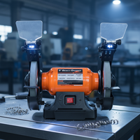 Meuleuse d'établi électrique industrielle robuste ALLWIN 500W pour usage domestique et bricolage, avec support de travail réglable pour meules de 40 mm