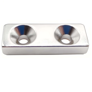 Aimants carrés N52 N45 personnalisés en gros à bas prix avec trou fraisé - Product Image 2