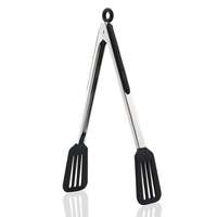 Pinzas de Silicona Premium para Parrilla, Pinzas de Acero Inoxidable para Barbacoa, Camping, Pasta y Alimentos