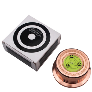 Estabilizador de Tocadiscos de Aluminio en Oferta con Nivel de Burbuja y Escala de Velocidad para Reproductor de Vinilos LP, Antivibración, Audio para el Hogar - Product Image 4