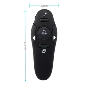Pointeur de présentation sans fil USB 24 GHz pour <span class=keywords><strong>PowerPoint</strong></span>, télécommande à faible consommation avec lumière rouge pour enseignant - Product Image 6