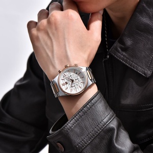 BENYAR New Honeycomb Dial Luxury Sport Fashion Men's Quartz Watch Alloy 30ATM Waterproof Stainless Steel Multifunctional - Product Image 5
