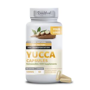 OEM Etiqueta Privada <span class=keywords><strong>Yucca</strong></span> <span class=keywords><strong>Schidigera</strong></span> extracto salud suplementos 500mg cápsulas de yuca - Product Image 1