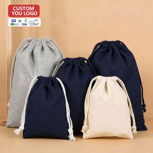 Custom Cotton Drawstring Pouch <b>Bag</b> Organic Cotton <b>Gift</b> Jewelry Packaging <b>Bag</b> Eco-friendly Storage <b>Gift</b> <b>Bag</b> Cotton Drawstring - Product Image 1