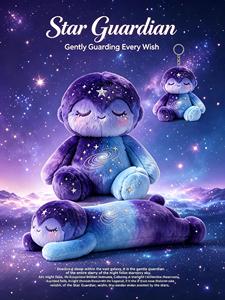 Peluche Star Guardian, Morbido Pupazzo Imbottito, Compagno di Sonno per Bambini, Design Personalizzato - Product Image 5