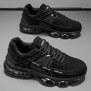 נעלי ריצה לגברים מעור קל משקל עם צווארון רשת נושם וסוליה עם כרית אוויר לאימונים יומיומיים, מידות US 13 14, מחיר 47 48 יורו. - Product Image 6