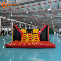 Ceyu 9x9m Arène de course interactive gonflable géante Vortex Sport Game Bouncer Jumper pour enfants et adultes, location pour fêtes, vente en gros CE