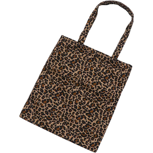 Custom Logo Size Printed Eco Leopard Reusable <b>Foldable</b> Organic Calico Canvas Tote <b>Bag</b> Grocery Cotton <b>Shopping</b> <b>Bags</b> - Product Image 1