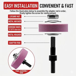 Disco Abrasivo de Alúmina Blanca <span class=keywords><strong>para</strong></span> <span class=keywords><strong>Taladro</strong></span> Eléctrico, Disco de Pulido de Metal, Afilador de <span class=keywords><strong>Cuchillos</strong></span> - Product Image 2