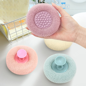 Suction cup bath ball massage sunflower bath ball bath scrub brush body <b>scrubber</b> <b>back</b> <b>scrubber</b> bath towel bath flower ball - Product Image 1