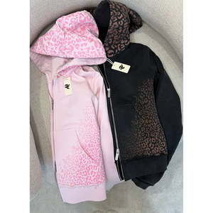 Felpa <span class=keywords><strong>con</strong></span> <span class=keywords><strong>Zip</strong></span> Personalizzata da <span class=keywords><strong>Donna</strong></span>, Streetwear <span class=keywords><strong>con</strong></span> Stampa a Pois, Giacca <span class=keywords><strong>con</strong></span> Cerniera di Alta Qualità, Felpa <span class=keywords><strong>con</strong></span> <span class=keywords><strong>Cappuccio</strong></span> Y2k per Signore - Product Image 1