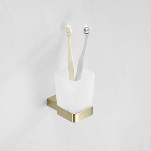 Porte-serviettes Saint Ruijia Série 447 en or brossé, barre murale pour serviettes de salle de bain en acier inoxydable 304 - Product Image 2