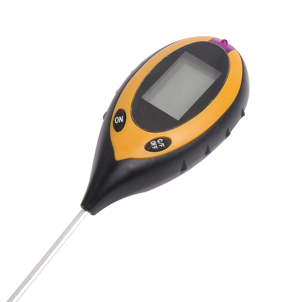 Высокоточные измерители PH почвы 4 в 1, портативный монитор освещенности, перьевой монитор температуры, тестер влажности для растений