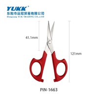 Ciseaux de tailleur en acier inoxydable à tête relevée, petite taille, pour la coupe du fil, usage industriel, accessoires pour machine à coudre