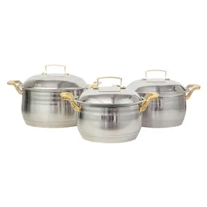 Happycooking Ấn Độ Nồi Nấu Bán Buôn Titan Đồ Nấu Nướng Bộ Đồ Nấu Nướng Đá Cẩm Thạch Lớp Phủ Nhãn Hiệu Riêng Đồ Nấu Nướng