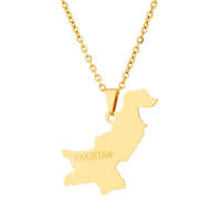Collier avec pendentif carte de la Tunisie et noms des villes, bijoux tunisiens, Tunisie, hommes, femmes, filles