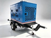 Pompa GXC GX53C16-DI-D-2TB-DP 5x3 Self-Priming Pompa Penguras Vakum Berbantuan Vakum yang Dipasang di Trailer untuk Pengendalian Banjir Pertambangan