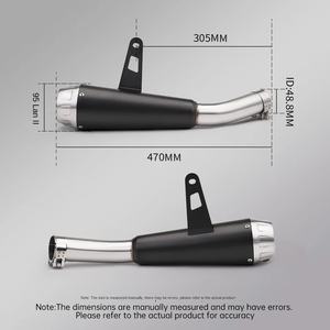 ท่ออะแดปเตอร์ลิงค์กลาง51มม. สแตนเลสสำหรับ XL750 Transalp750 CB750ใหม่ - Product Image 3