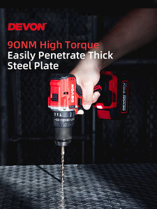 Kit de Herramientas Eléctricas Inalámbricas de 20V con Motor Grande de 13mm, Batería de Alta Calidad, Taladro de Impacto DID201 y Martillo de Impacto DID201 - Product Image 4
