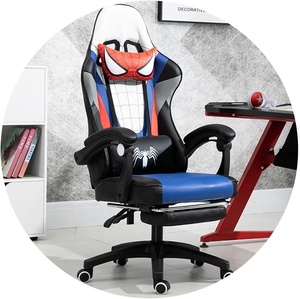 Silla Gamer Spiderman, Diseño de Dibujos Animados, RPG, Estilo Americano, con Vibración Motorizada, Monitores de 180, Silla de Juego con Diseño de Spiderman - Product Image 2