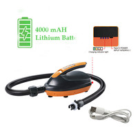 Compresseur d'air électrique portable mini 110W DC 12V DC 16psi pour planche à pagaie SUP et kayak gonflable
