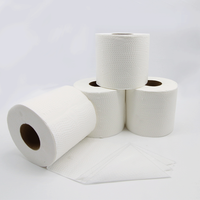 Rouleaux de papier toilette doux personnalisés à prix abordable, lot de 24 rouleaux, vente chaude, en pâte de bambou/pâte de bois/pâte mixte, 2/3/4 plis