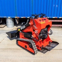 Kleiner Raupenlader für Haus, Hof, Garten, mit Rutschfestem Pedal, Platzsparend, Sicher und Einfach zu Bedienen