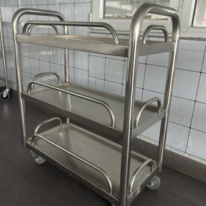 Chariot VICTORY en acier inoxydable à trois couches de haute qualité pour les voitures-restaurants, les hôtels et les restaurants - Product Image 6