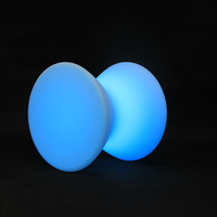 Chaise de bar décorative pour fêtes, design moderne, couleur changeante, produits rotomoulés LED