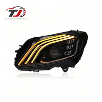 Kit de modernisation de phares projecteurs LED à triple bande DRL Maybach 8000 Lumens 6000K pour Mercedes Classe C W205 2015-2021