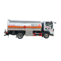 Camion-citerne à carburant liquide de 10 tonnes, citerne de transport de diesel de 10 000 L, LHD/RHD