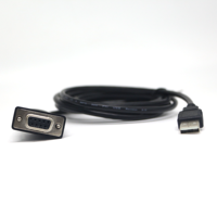 Cable de Consola Serial RS485 USB-A Macho a DB9 Hembra de 9 Pines de Carga Rápida para Uso en Computadoras, Material PVC, Hecho en Guangdong