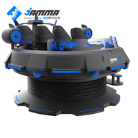 JAMMA VR UFO, máquina de juego VR de rotación de 360 grados, equipo grande, simulador de juegos de realidad virtual de 5 asientos