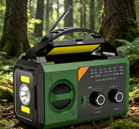 Tragbares Radio 20000mAh FM-Radio, Solar- & Handkurbel-Taschenlampe und SOS-Sirene, NOAA/WB/AM/FM Wetterradio Rabattaktion