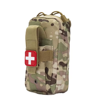 Trousse de premiers secours tactique portable en nylon 600D, capacité 2L, étanche, pour le contrôle des saignements, la sécurité et la survie
