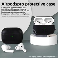 Étui de protection intégral en similicuir pour écouteurs sans fil AirPods Pro 2/3 et AirPods 1/2/3