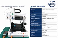 Machine de distribution entièrement automatique à quatre axes pour colle AB, silicone et adhésifs thermofusibles
